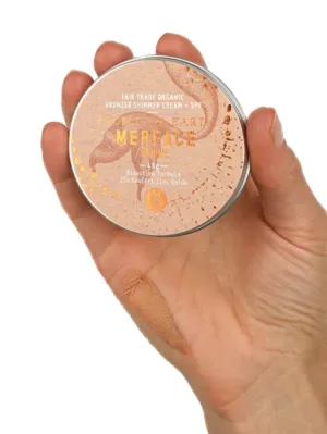 Merface Bronze SPF 40 Zinc -  Organic, Natural, Reef Safe, Eco-Friendly
