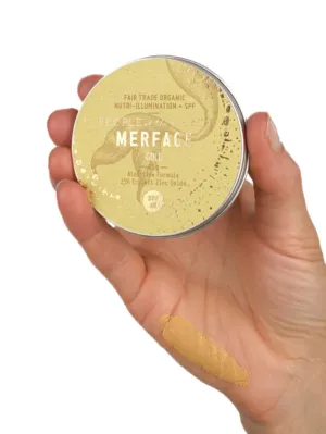 Merface Gold SPF 40 Zinc - Organic, Natural, Reef Safe, Eco-Friendly