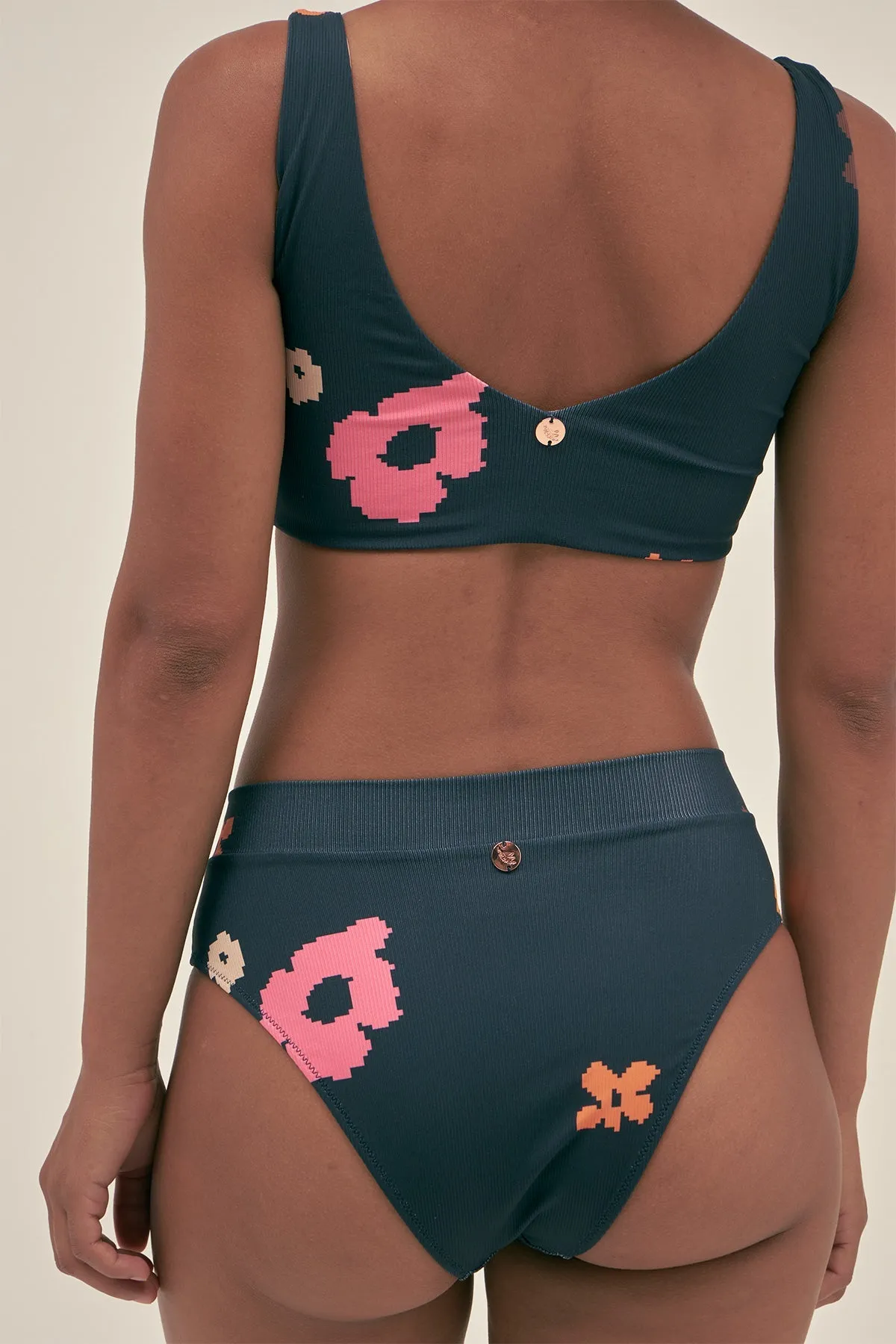 Nicky Bikini Bottom Poppy Night