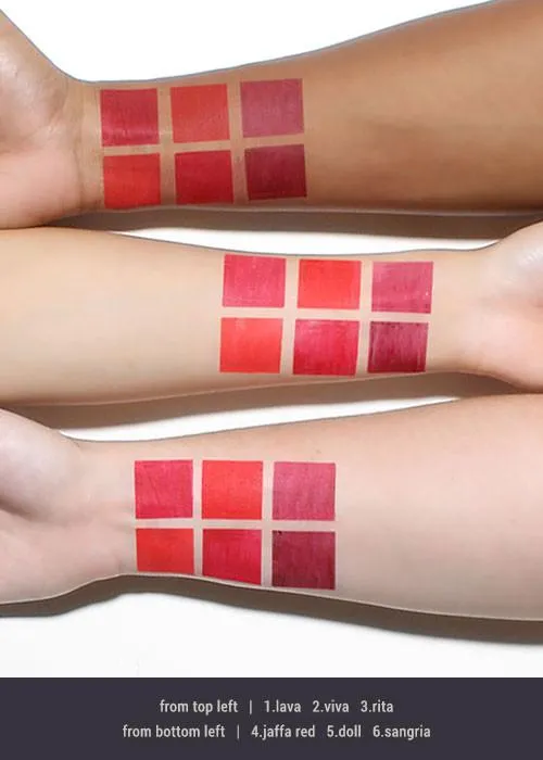 Princessa Matte Liquid Lipstick- Color Set 1