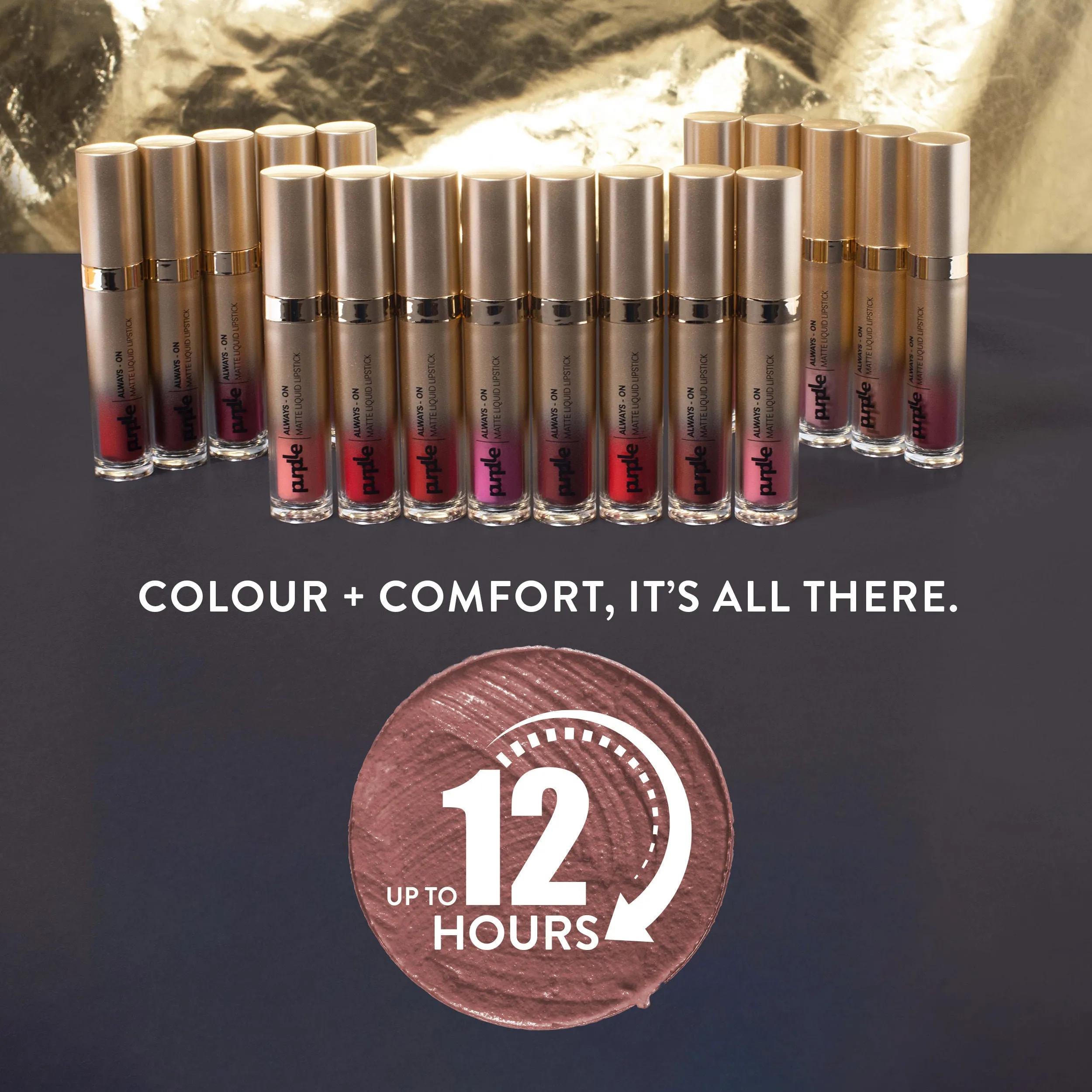 Purplle Always - On Matte Liquid Lipstick - Creme De Cocoa 01 (6.5ml)