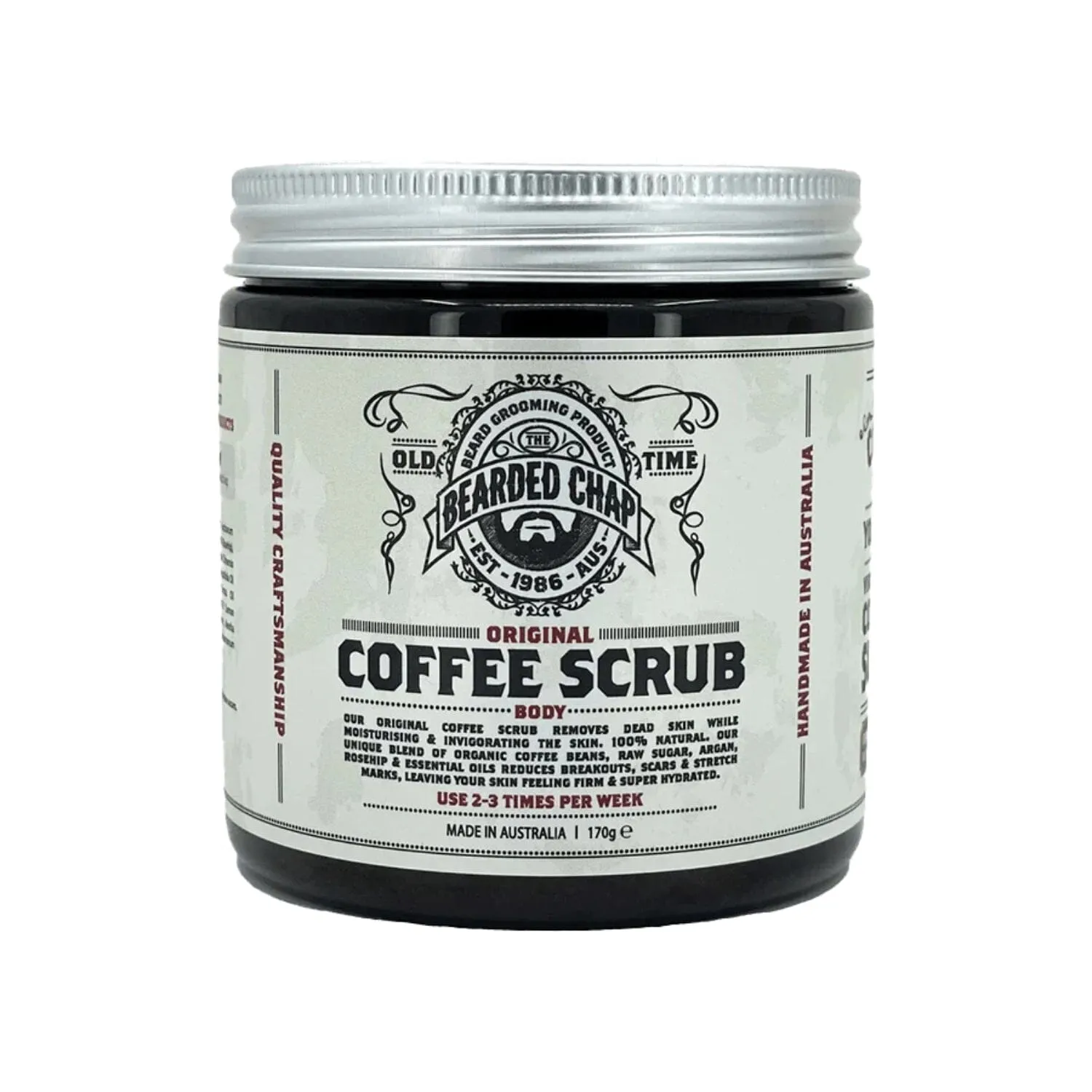 The Bearded Chap Original Coffee Scrub (170g)