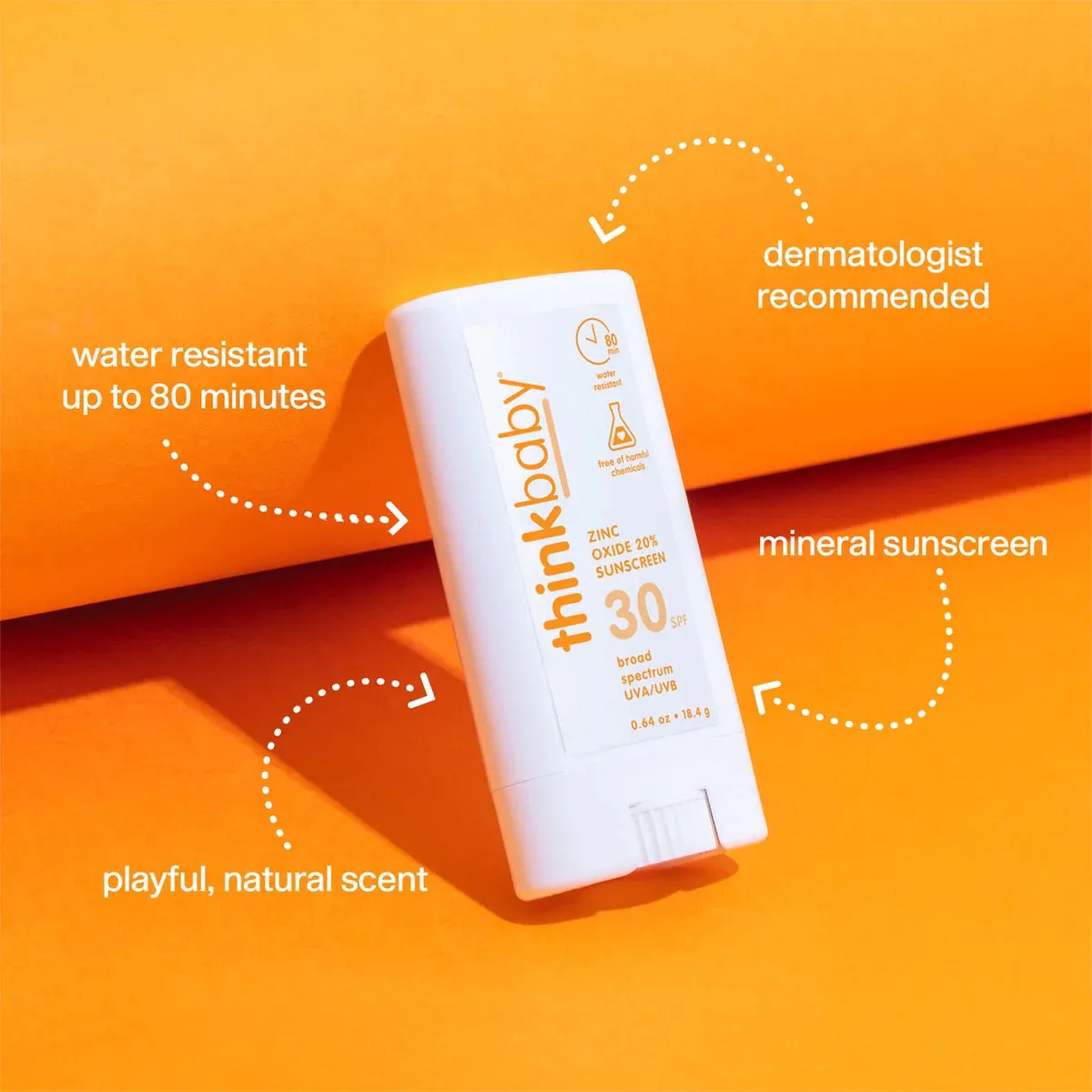 thinkbaby safe sunscreen face and body stick SPF 30