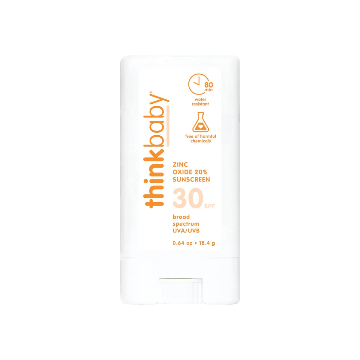 thinkbaby safe sunscreen face and body stick SPF 30