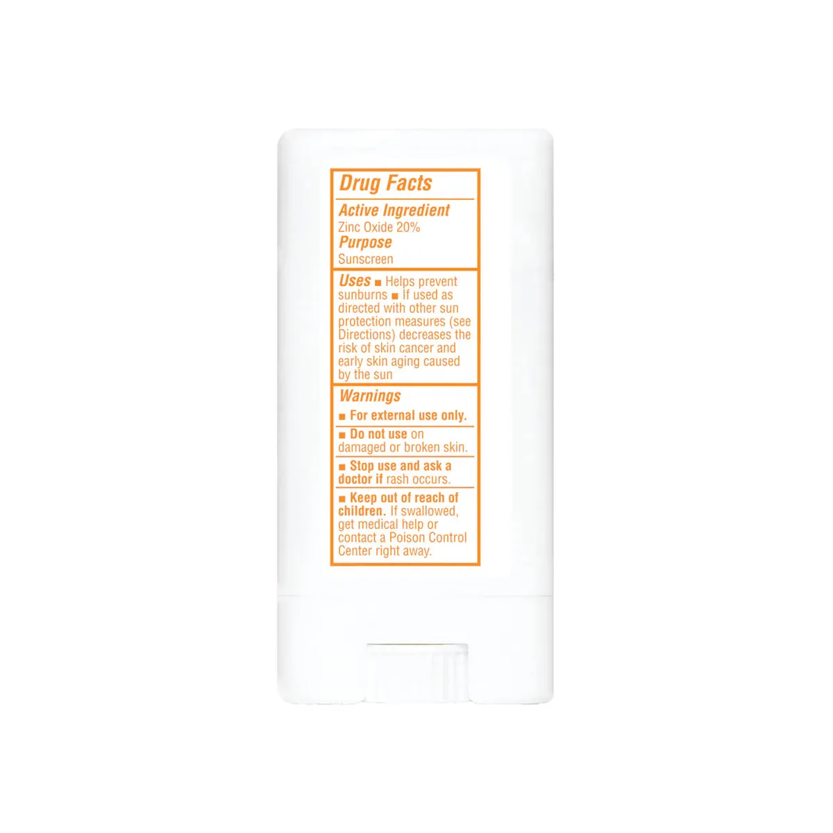 thinkbaby safe sunscreen face and body stick SPF 30