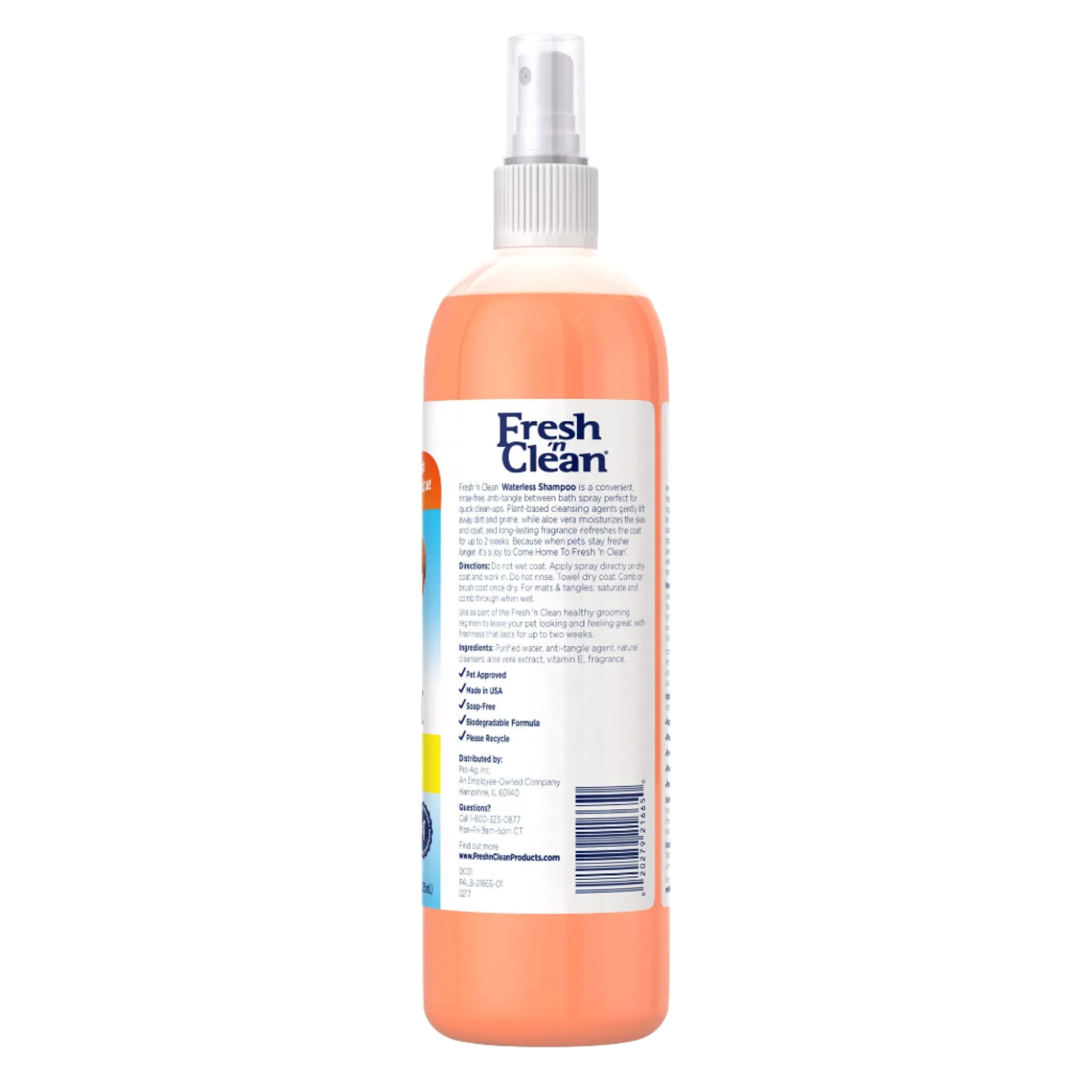 Waterless Shampoo Classic Fresh Scent 12oz by Fresh 'n Clean